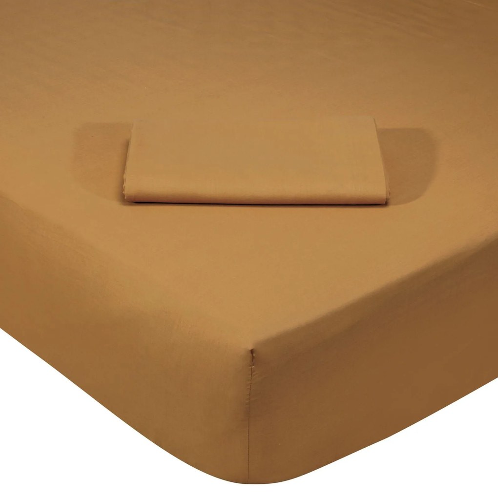 Σεντόνι 1017 Gold Das Home Υπέρδιπλo 230x260cm 100% Cotton