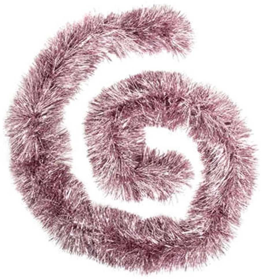 Γιρλάντα Χριστουγεννιάτικη Tinsel 07.717061SD 8x150cm Pink