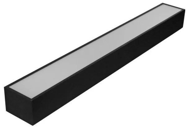 Γραμμικό Φωτιστικό Οροφής LED Αλουμίνιο H5,6 Φ60 Lumen-21-601811-Μαύρο 21-601811