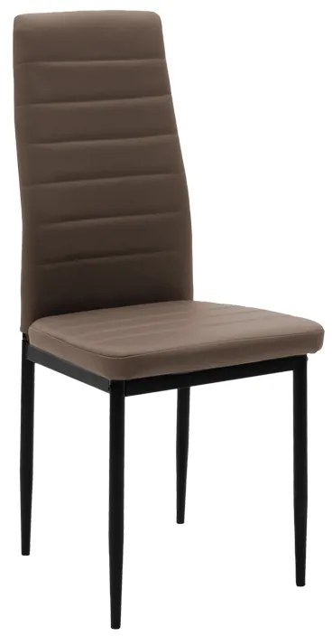 ΚΑΡΕΚΛΑ PARKER PAKOWORLD PU CAPPUCCINO-ΜΑΥΡΟ ΠΟΔΙ 42X48X98ΕΚ