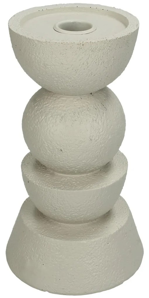 Κηροπήγιο ArteLibre Στολίδι Ιβουάρ Polyresin 11x11x19cm-05153254