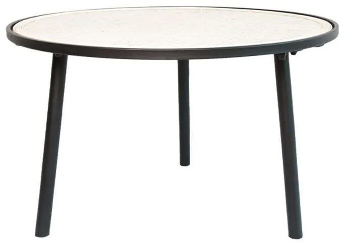 Τραπεζάκι Σαλονιού 192037 275-00-018 75x75x45cm Beige-Black Metal