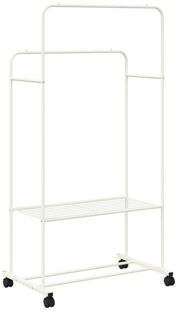 vidaXL Ράφι Ρούχων Μονόχρωμο Λευκό