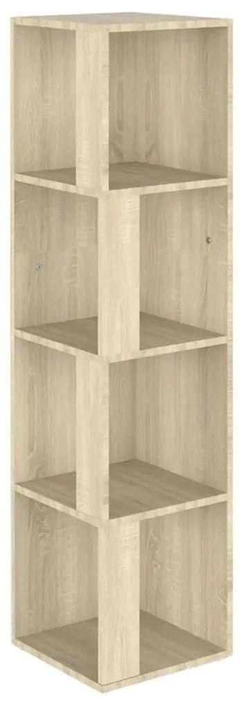 Ντουλάπι Γωνία Sonoma Oak 33 x 33 x 132 εκ. από Μοριοσανίδα - Καφέ