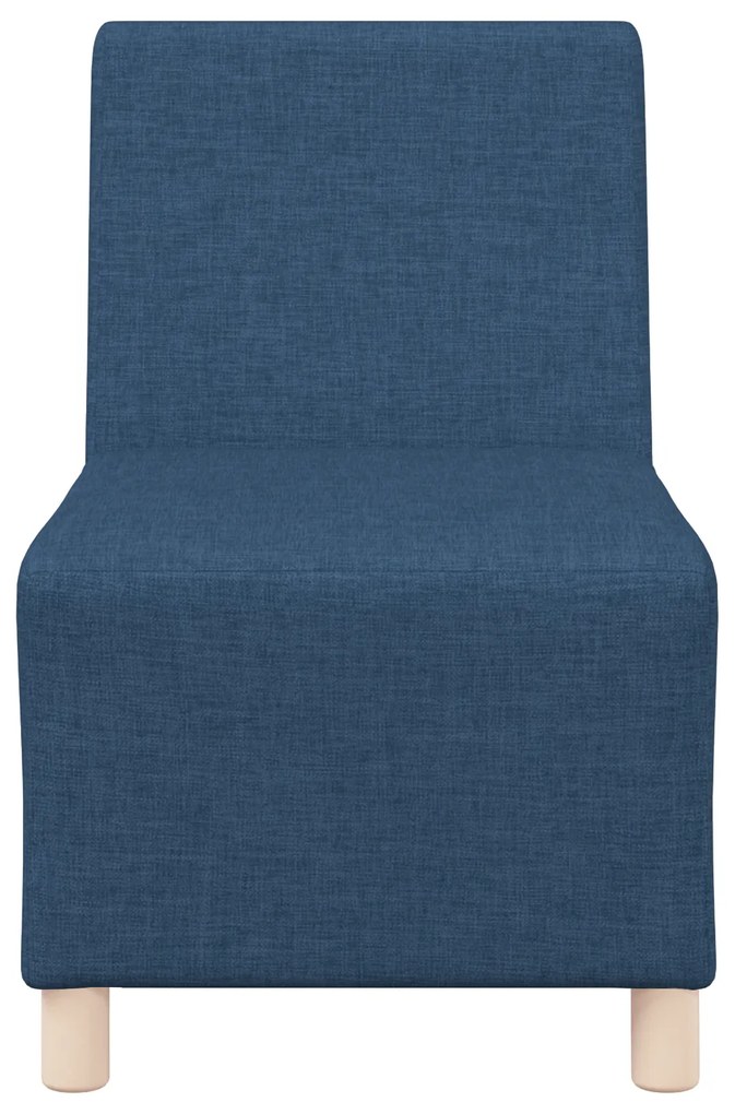 vidaXL Καθίσμα Σαλονιού 3 pcs Μπλε 55 x 74 x 82 εκ. ύφασμα