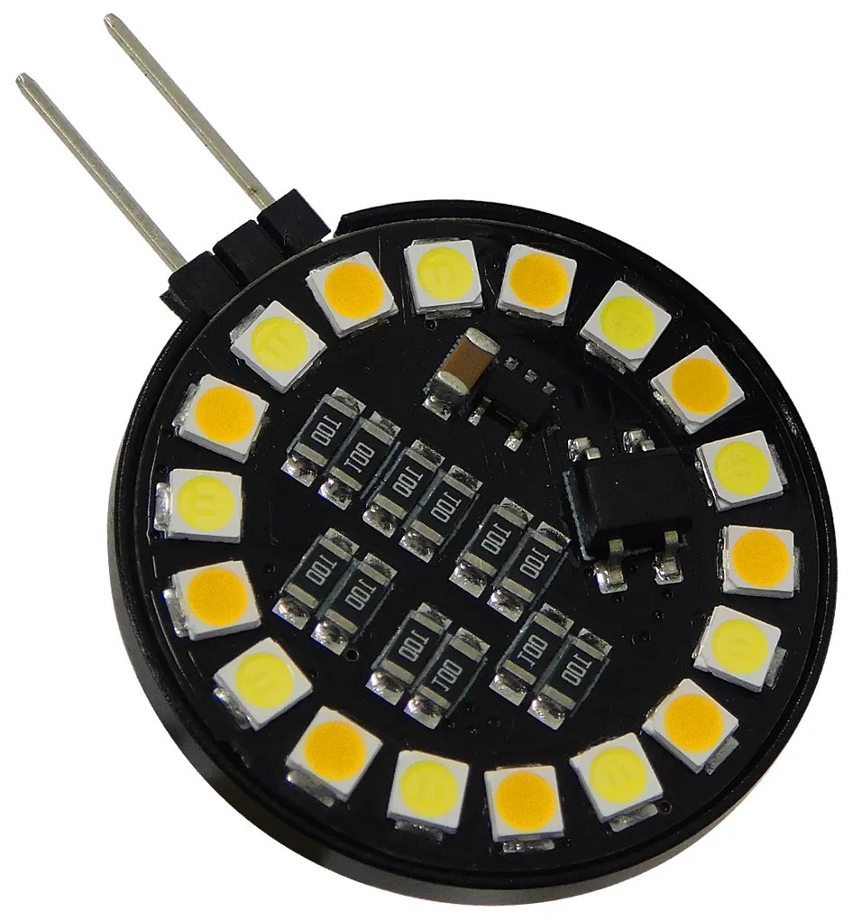 GloboStar 76110 Λάμπα G4 LED SMD 2835 5W 600lm 120° DC 12V Side Pin CCT Θερμό 2700 K έως Ψυχρό 6000K Change by On/Off - 76110