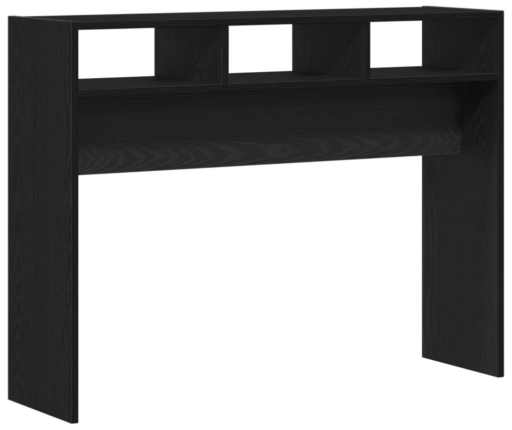 vidaXL Κονσόλα Μαύρη Δρυς 105x30x80 εκ. Φτιαγμένη από ξύλο