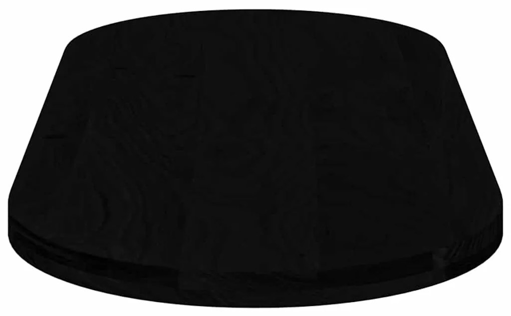 vidaXL Επιτραπέζια επιφάνεια Σκούρο Καφέ 140x60x4 εκ. Ξύλο Δρυός Οβάλ