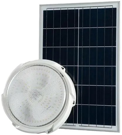 Jortan Ηλιακό φωτιστικό οροφής LED 60W IP66 με τηλεχειριστήριο