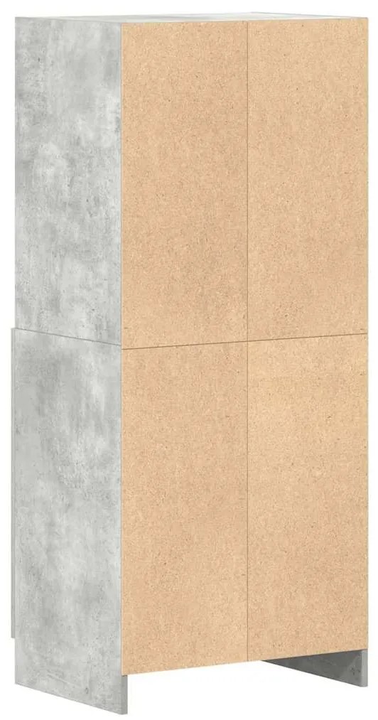 Ντουλάπι κουζίνας σκυρόδεμα γκρι 57x41,5x131,5 cm - Γκρι
