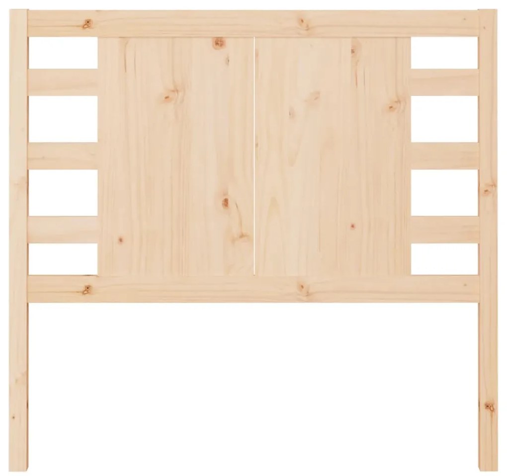 vidaXL Κεφαλάρι Κρεβατιού 81 x 4 x 100 εκ. από Μασίφ Ξύλο Πεύκου