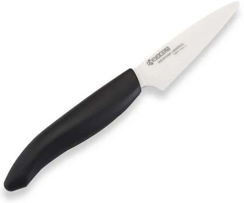 Μαχαίρι Ξεφλουδίσματος FK-075WH-BK 7,5cm White-Black Kyocera Ceramic