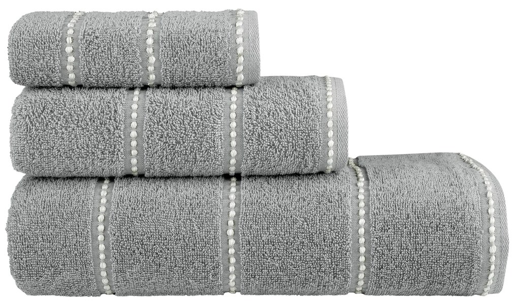 Σετ Πετσέτες (30x50 + 50x90 + 70x140) Prestige - Medium Gray 5206482143685