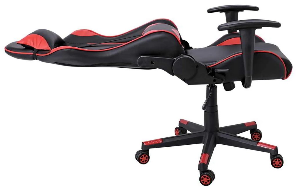 Καρέκλα Γραφείου Gaming BF8050 PU Μαύρο - Κόκκινο 70x67/134x125/135cm