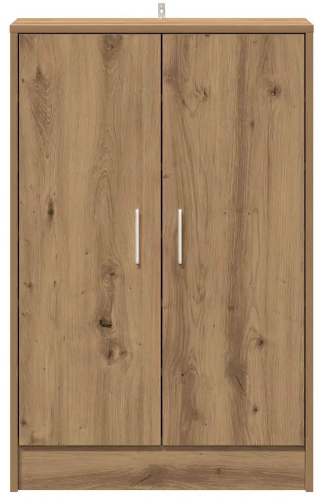 vidaXL Παπουτσοθήκη Αρτισιανή Δρυς 60x35x92 εκ. Επεξεργασμένο Ξύλο