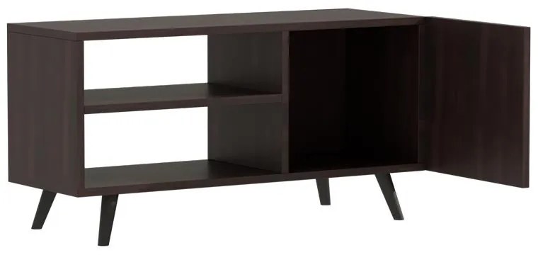 Έπιπλο τηλεόρασης Orianne μελαμίνης καρυδί-wenge 90x32x46εκ 90x32x46 εκ.