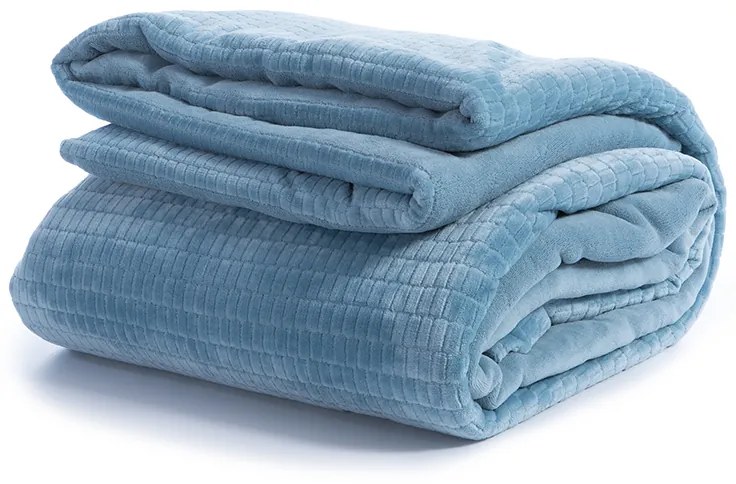 Κουβερτοπαπλωμα Υπερδιπλο Ezra 24 BLUE 220Χ240  Nef-Nef Homeware