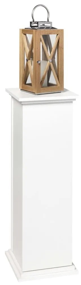 FMD Τραπεζάκι Βοηθητικό με Πόρτα Λευκό 88,5 εκ. - Λευκό