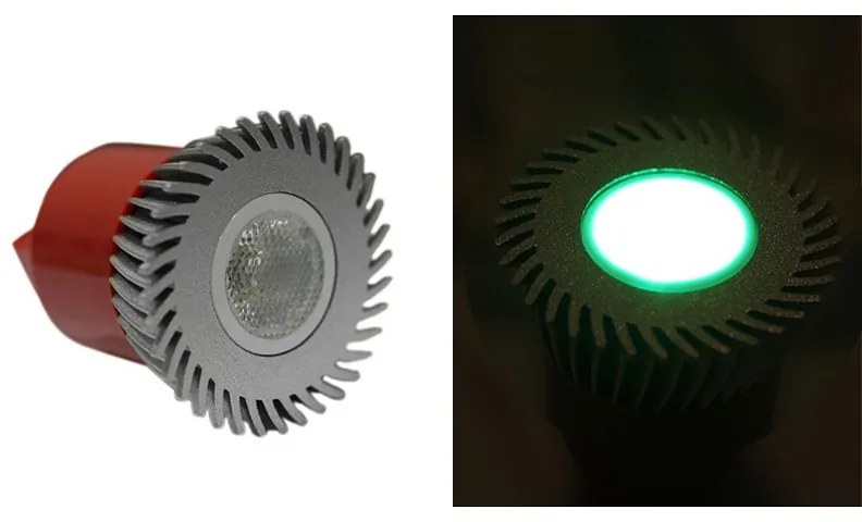 Adeleq Led Λάμπα Ισχύος Mr16 3W 230V 1 Led 30° Πράσινη 13-160335