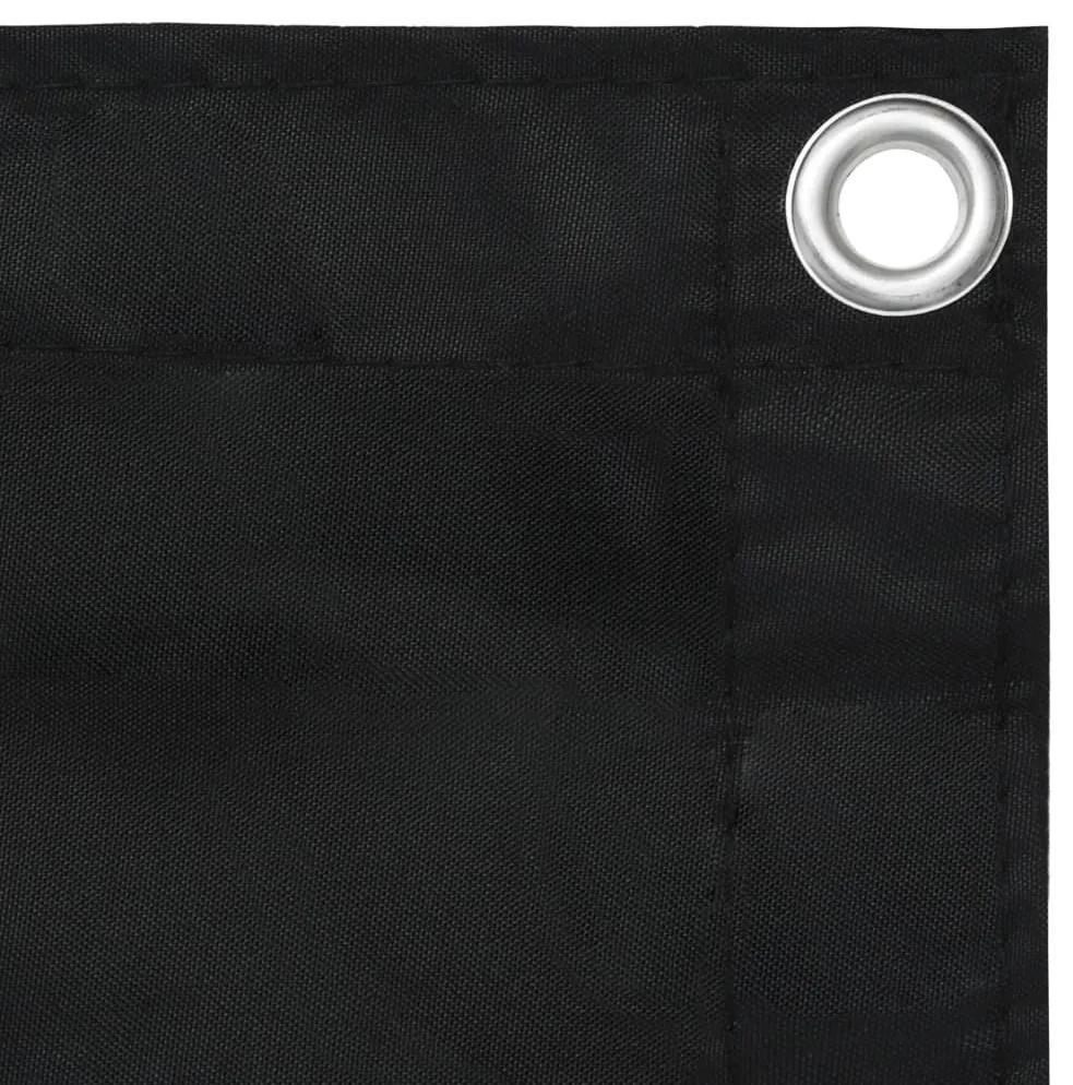 Διαχωριστικό Βεράντας Μαύρο 90 x 300 εκ. Ύφασμα Oxford - Μαύρο
