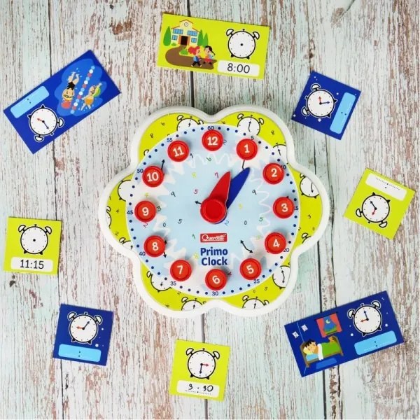 Εκπαιδευτικό Παιχνίδι Montessori Learning Time Clock  Quercetti