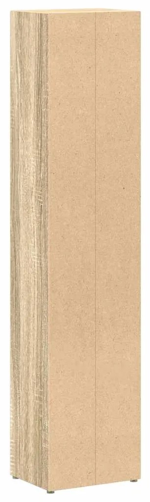 vidaXL Έπιπλα για CD 2 τεμ. Sonoma Δρυς 21x16x93,5 εκ. από Μοριοσανίδα