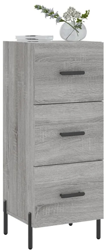 vidaXL Ντουλάπι Γκρι Sonoma 34,5x34x90 εκ. από Επεξεργασμένο Ξύλο
