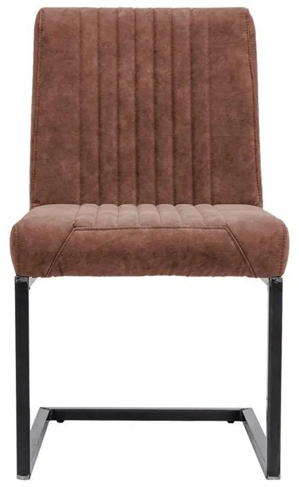 Καρέκλα Τραπεζαρίας Evita Μεταλλική Fylliana Taupe 50x47x85εκ. 2αδα 50x47x85 εκ.