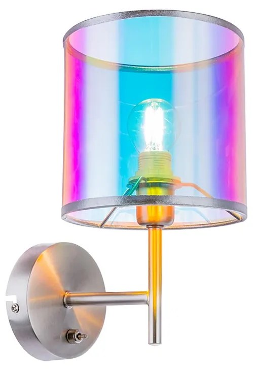 Απλίκα Globo Lighting Melanie 15260W Νίκελ Ματ