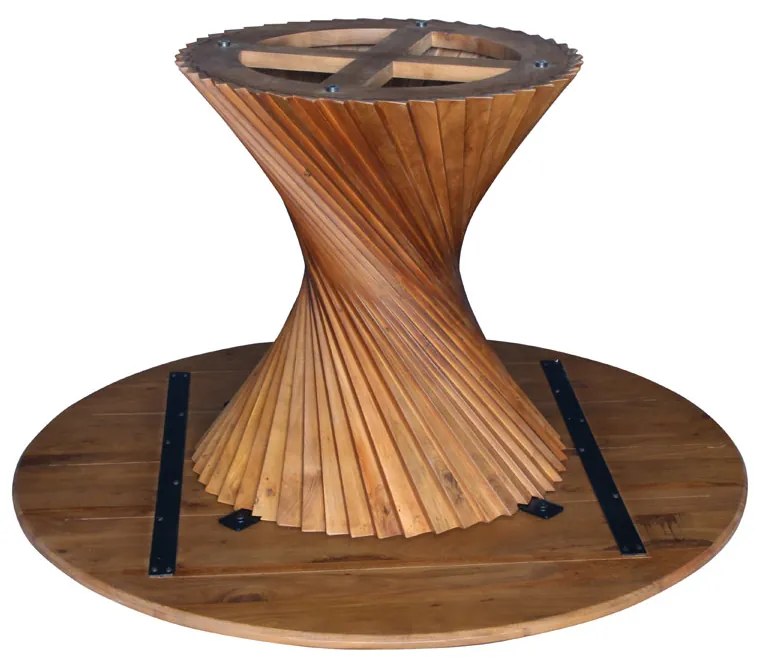 TWIST ΤΡΑΠΕΖΙ ΦΥΣΙΚΟ 130x130xH77cm - 02-0655