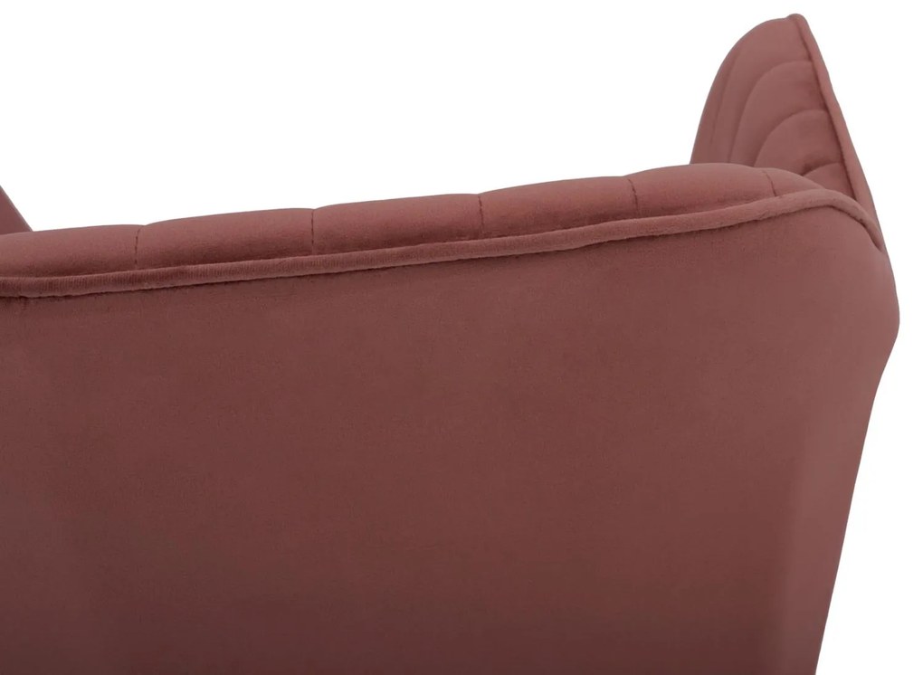 Καρέκλα SAWYER Βελούδο Σάπιο μήλο 53x60x76Υ εκ. 2αδα 53x60x75 εκ.