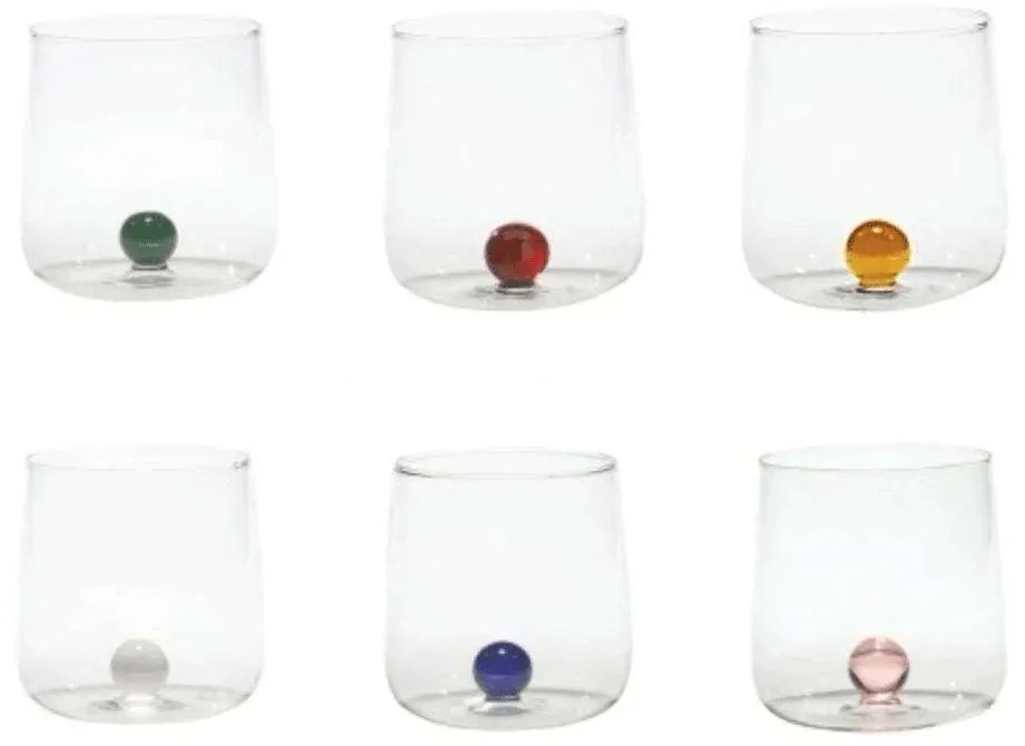 Ποτήρι Bilia (Σετ 6Τμχ) BA00199 440ml Multi Zafferano Glass