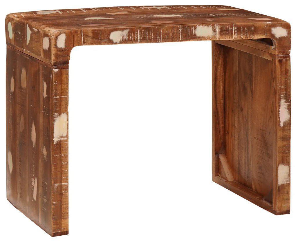 vidaXL End Table 60 x 35 x 46 εκ Στερεό ανακτημένο ξύλο