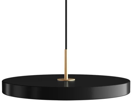 Κρεμαστό Φωτιστικό Οροφής LED 16W Ορειχάλκινο Φινίρισμα Asteria Medium Umage-2182-Μαύρο 2182