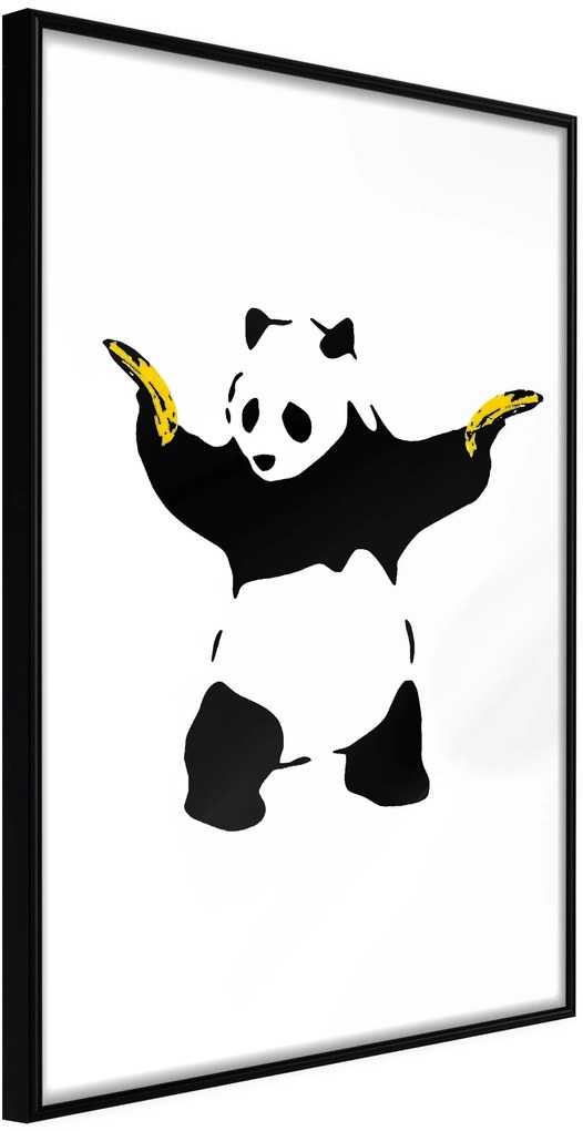 Αφίσα - Banksy: Panda With Guns - 20x30 - Μαύρο - Χωρίς πασπαρτού