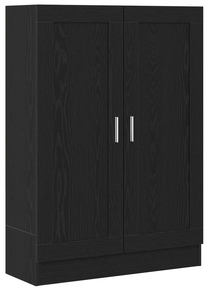 vidaXL Βιβλιοθήκη Μαύρη Δρυς 82,5x30,5x115 εκ από Επεξεργασμένο Ξύλο