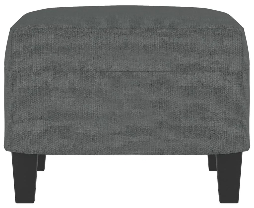 vidaXL Υποπόδιο Σκούρο Γκρι 60 x 50 x 41 εκ. Υφασμάτινο