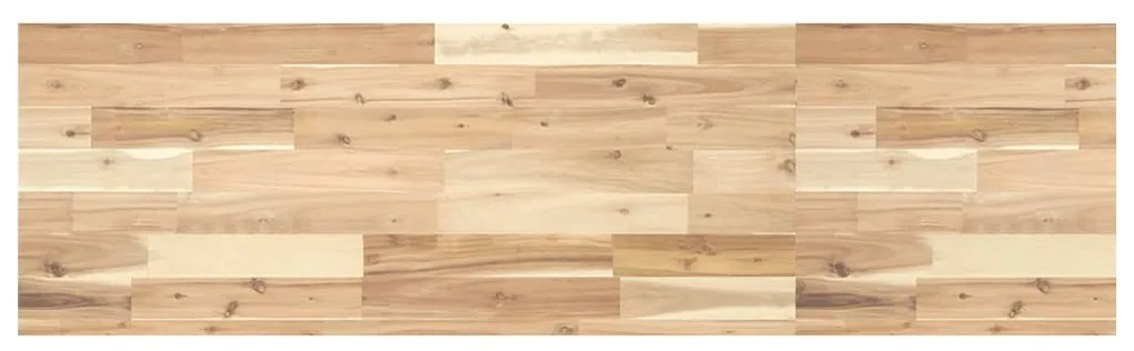 Ράφι Κρεμαστό 140x40x4 εκ. Ακατέργαστο Μασίφ Ξύλο Ακακίας - Καφέ