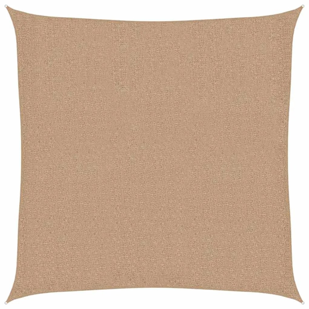 vidaXL Πανί Σκίασης Taupe 6 x 6 μ. από HDPE 160 γρ./μ²