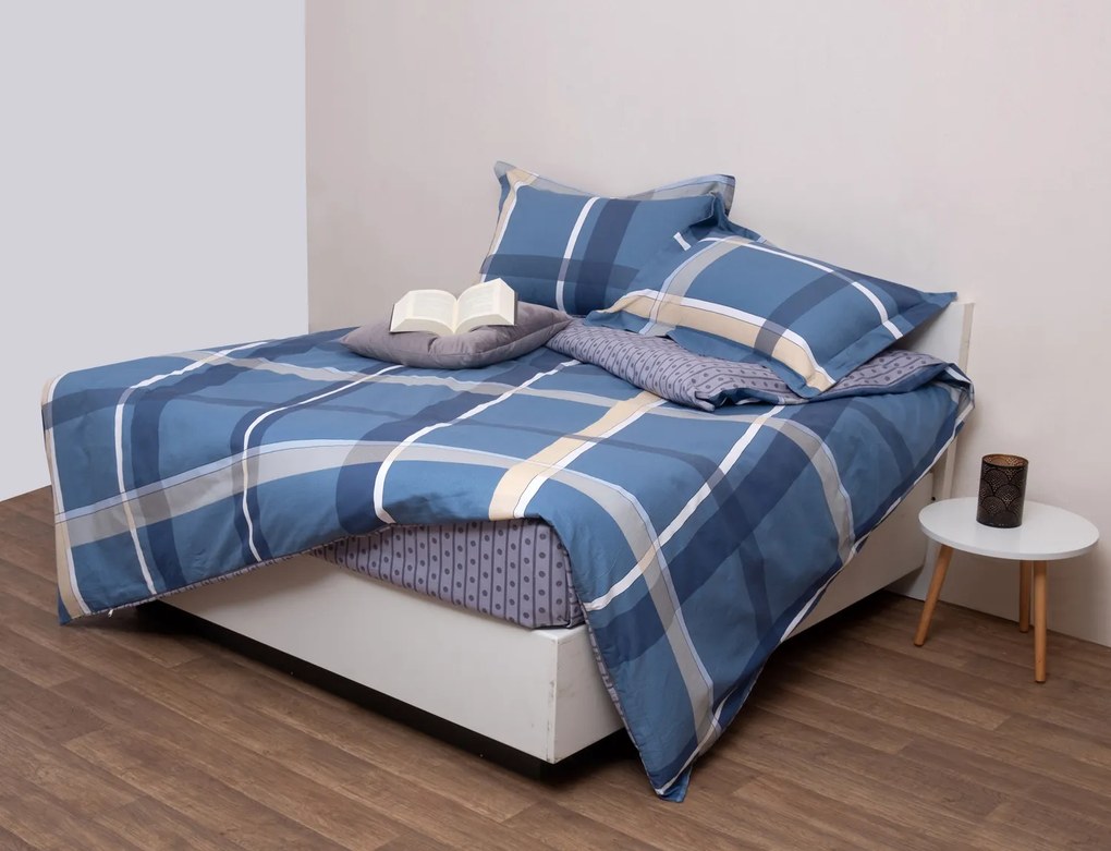 Σετ Κουβερτώριο Υπέρδιπλο 220x240 Νιούτον Πετρόλ Viopros