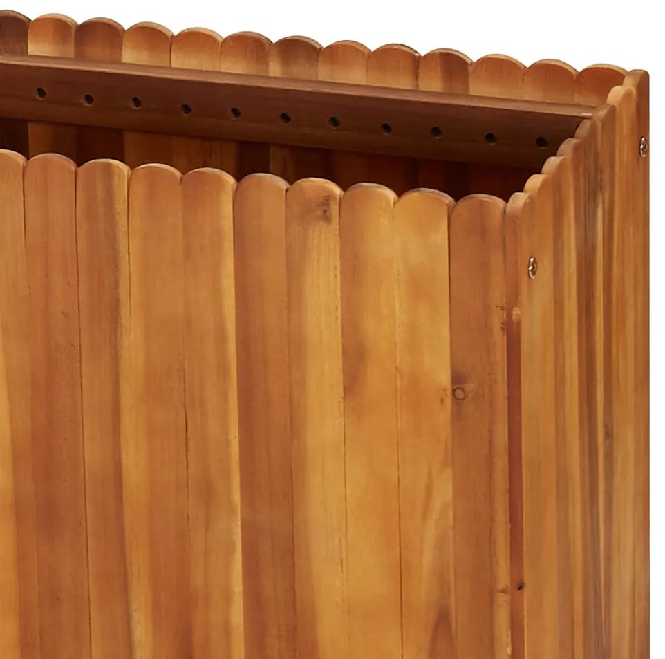 vidaXL Ζαρντινιέρα Υπερυψωμένη 200 x 30 x 50 εκ. Μασίφ Ξύλο Ακακίας