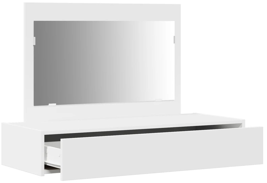 vidaXL Κρεμαστό Τραπέζι Μακιγιάζ Λευκό 100x40x70 εκ