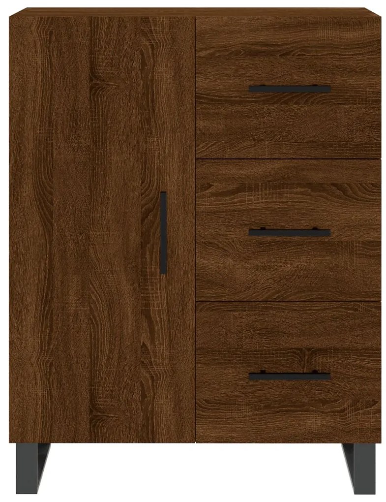 vidaXL Ντουλάπι Καφέ Δρυς 69,5 x 34 x 90 εκ. Επεξεργασμένο Ξύλο