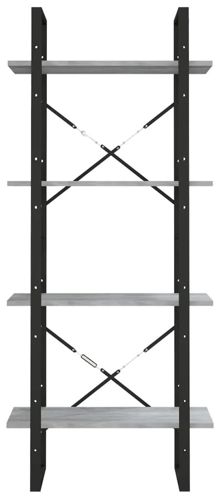 ΒΙΒΛΙΟΘΗΚΗ ΜΕ 4 ΡΑΦΙΑ ΓΚΡΙ SONOMA 60X30X140 ΕΚ. ΕΠΕΞΕΡΓ. ΞΥΛΟ 821310