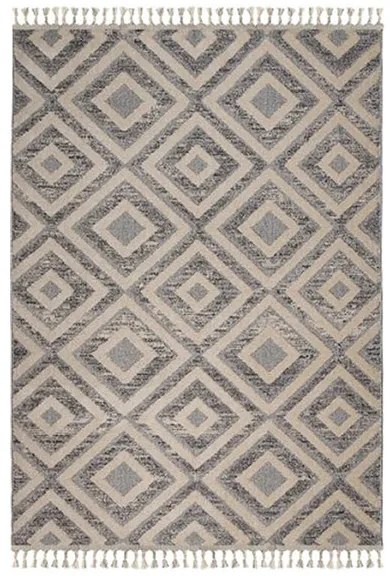 Χαλί (200x290) Βιοκαρπέτ Momentum T436A White/Anthracite