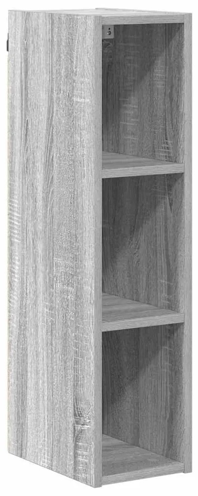 vidaXL Κρεμαστό ντουλάπι Γκρίζο Σονομα 20 x 29,5 x 80 εκ.