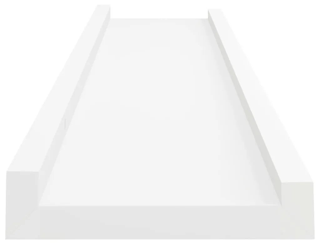 Ράφια για Κορνίζες 2 τεμ. Λευκά 60 x 9 x 3 εκ. από MDF - Λευκό