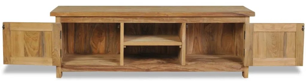 vidaXL Έπιπλο Τηλεόρασης 120x30x40 εκ Μασίφ Ξύλο Teak