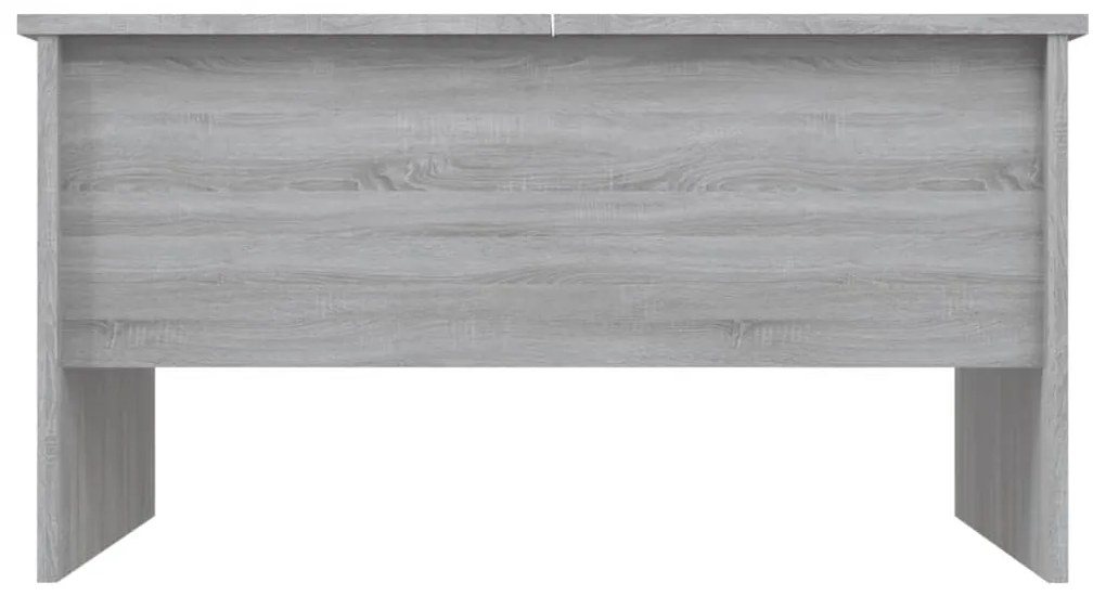 vidaXL Τραπεζάκι Σαλονιού Γκρι Sonoma80x50x42,5 εκ.Επεξεργασμένο Ξύλο