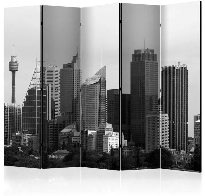 Διαχωριστικό με 5 τμήματα - Skyscrapers in Sydney II [Room Dividers]